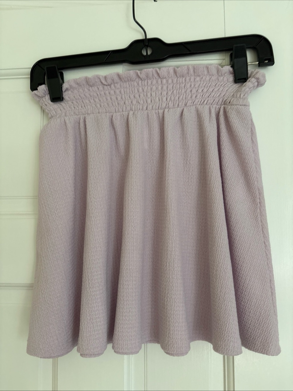 Carters Girl’s Lavender Smocked Waist A-Line Skirt, size 8